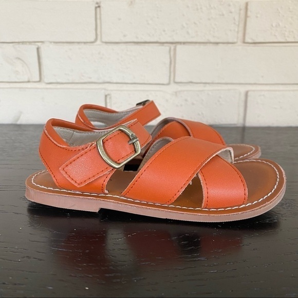 Otter Momo Girls PR60 Sandals Brown Size Toddler 10 Hook Loop Closure MINT - Picture 3 of 7